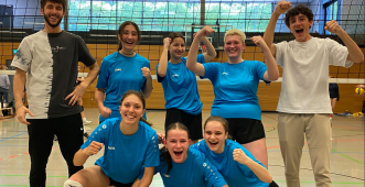 Volleyballerinnen im Landesfinale Jugend trainiert für Olympia